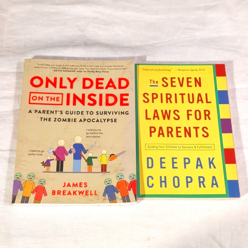 Parenting Book Bundle Deepak Chopra Seven Spiritual Laws for Parents Zombie